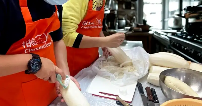 冬菇臘味蘿蔔糕製作